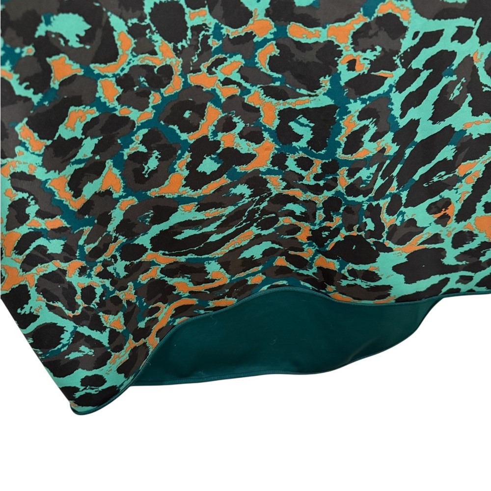 Chico's Green and Black Leopard-Print Midi Sheath Dress NWT - Picture 4 of 6